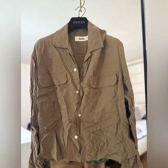 Buck Mason Jackets & Blazers - Buck Mason Green Utility Jacket Lightweight Cotton oversized